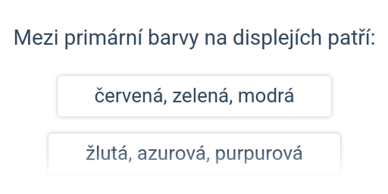 Barvy: obecné principy