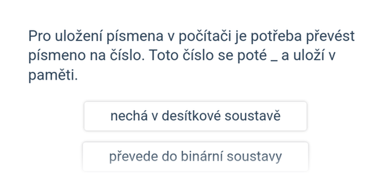 Kódování textu v počítačích