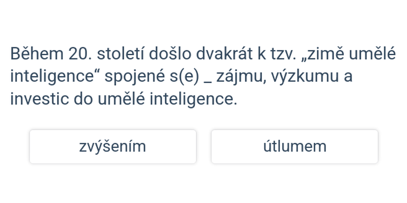 Základy umělé inteligence: mix