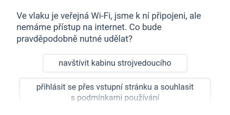 Technické problémy: mobilní zařízení
