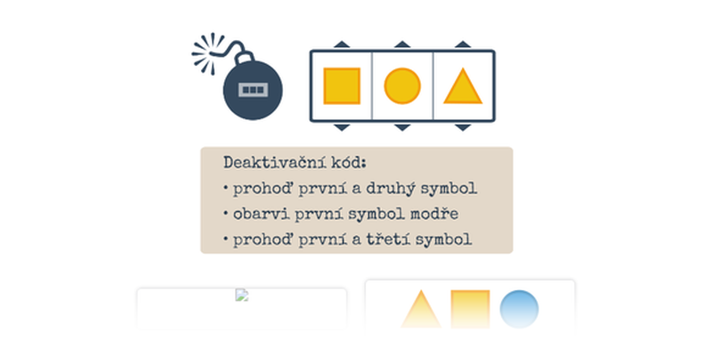 Deaktivace bomby: posloupnosti