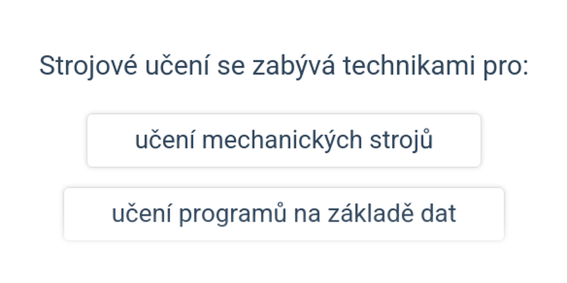 Princip strojového učení