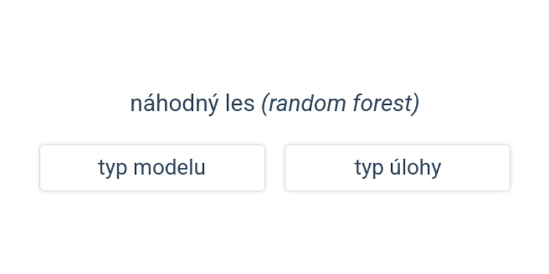 Strojové učení: pojmy