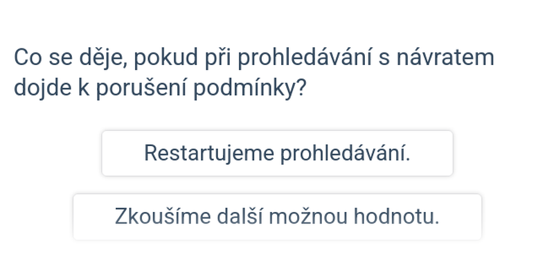Splňování podmínek