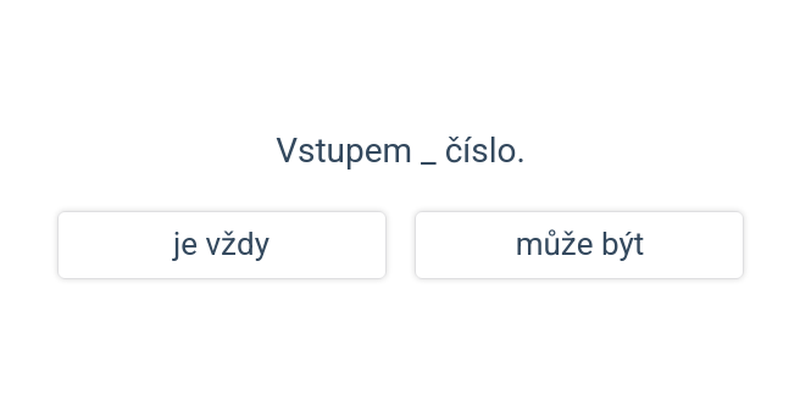 Vstup a výstup