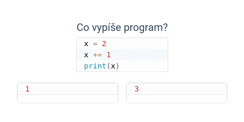 Proměnné a výrazy: mix