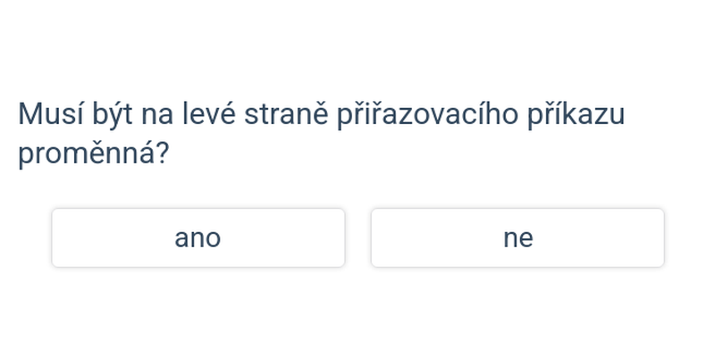 Proměnné: obecné principy