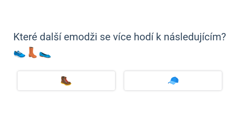 Společná vlastnost: emodži