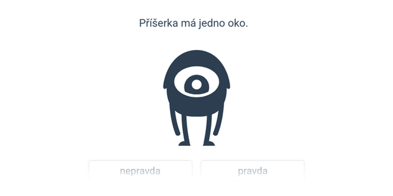 Příšerky: určování pravdivosti