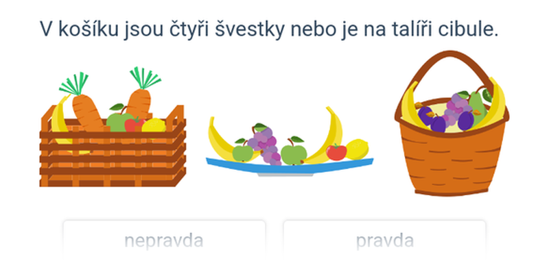 Ovoce a zelenina: určování pravdivosti