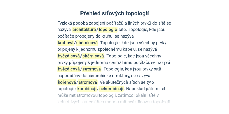 Počítačové sítě: obecné principy