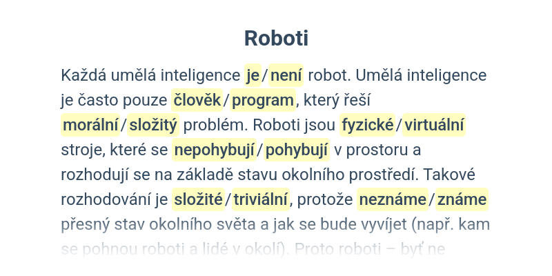 Vymezení umělé inteligence