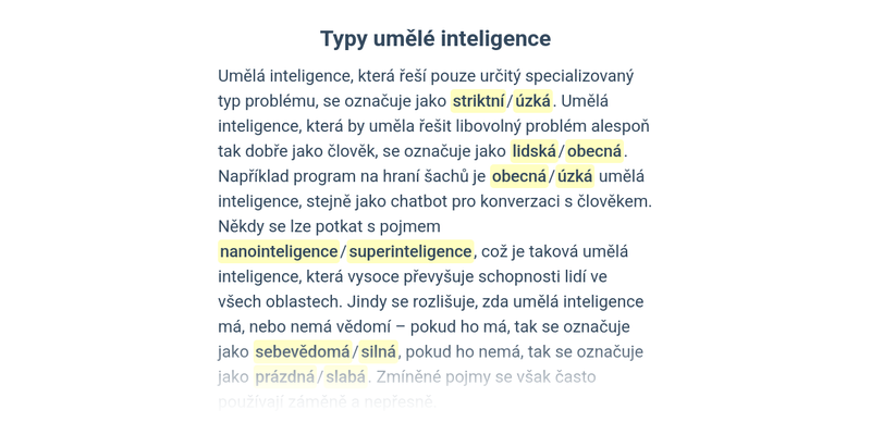 Umělá inteligence: pojmy