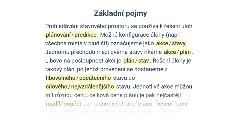 Prohledávání stavového prostoru