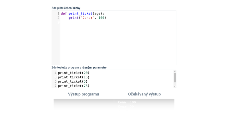 Podmíněný příkaz (if): těžší