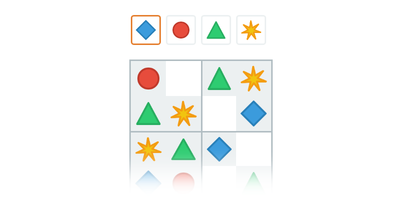 Sudoku 4×4: rozcvička