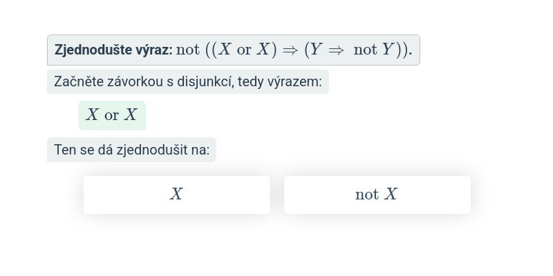 Úpravy logických výrazů