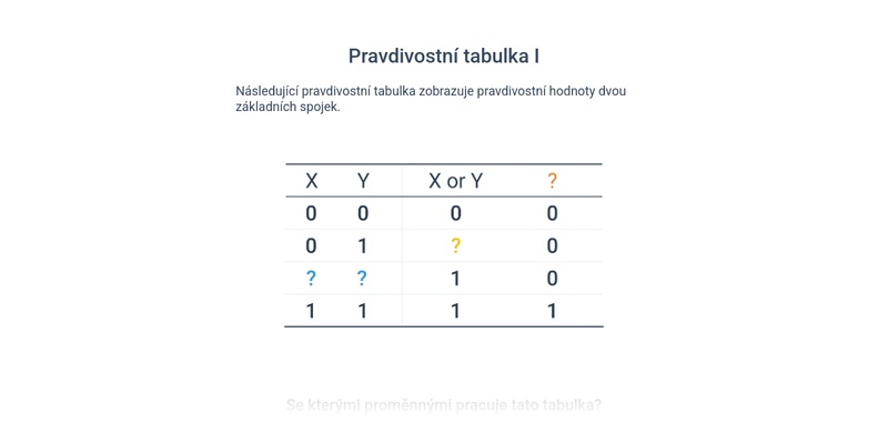 Logické výrazy: mix