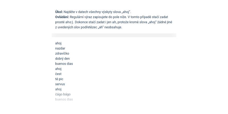 Základní vyhledávání