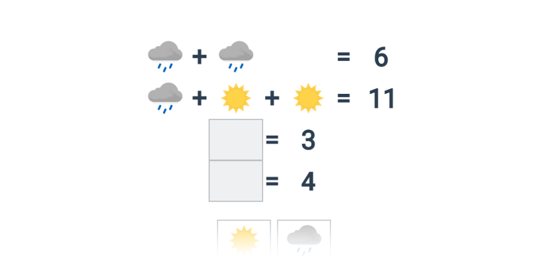 Obrázkové rovnice s podmínkami