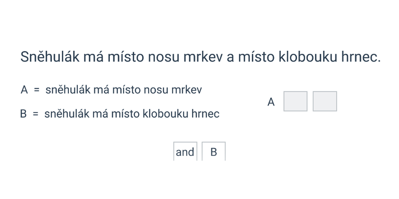 Zápis logických výrazů