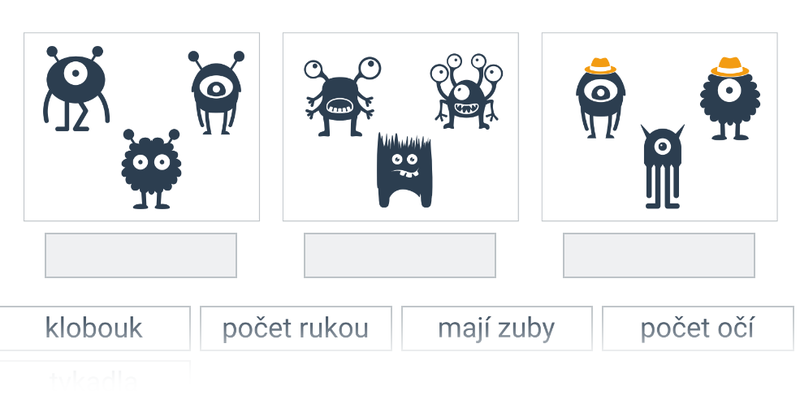 Společná vlastnost: příšerky
