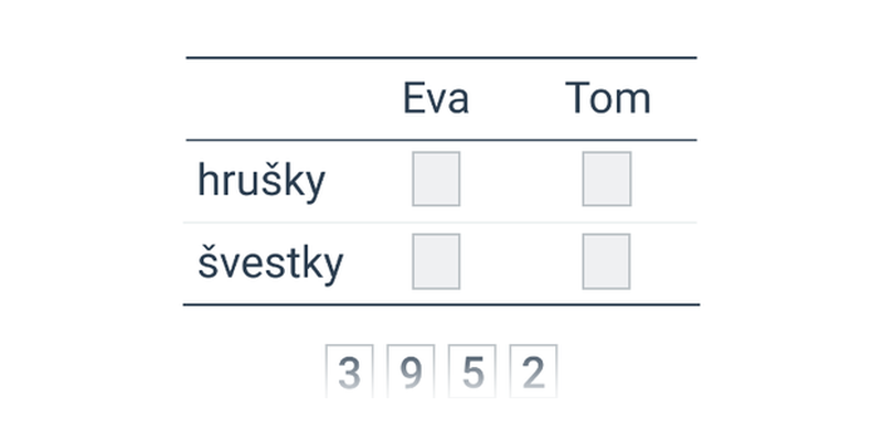 Logické úvahy o tabulkách