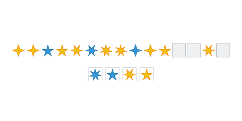 Doplňování řad: symboly