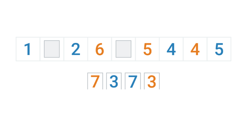 Doplňování řad: čísla