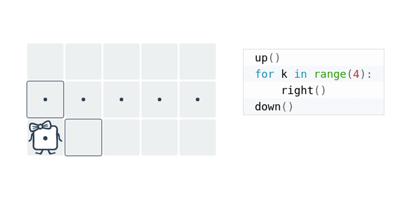 Kostky v Pythonu: for cyklus