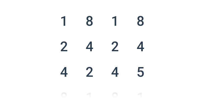 Vetřelci na mřížce: čísla